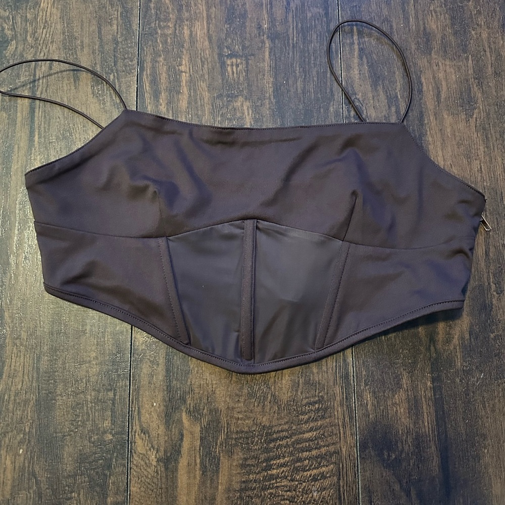 White Fox Boutique Black Crop Top